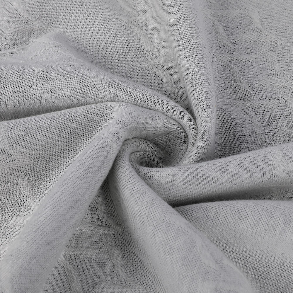Hengittävä mukava ja pehmeä ihoystävällinen kaksinkertainen jacquard-villakangas