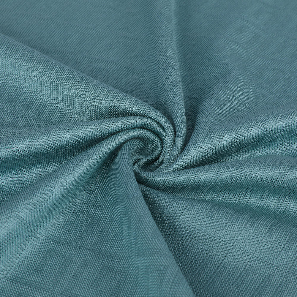 Mukava hengittävä yksipuolinen jacquard-ympäristöystävällinen silkkikangas yritysvaatteisiin
