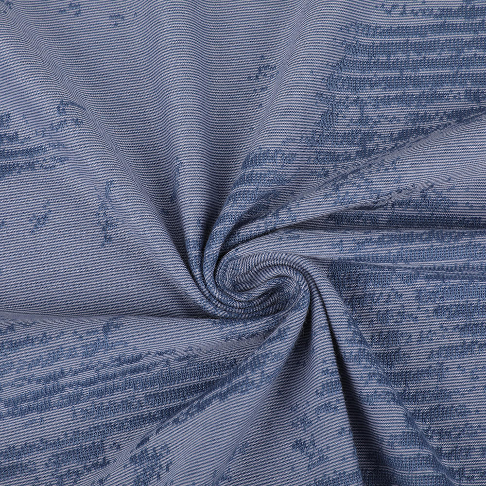 Hengittävä ympäristöystävällinen LA-nestemäinen ammoniari Jacquard Transfer neulottu kangas