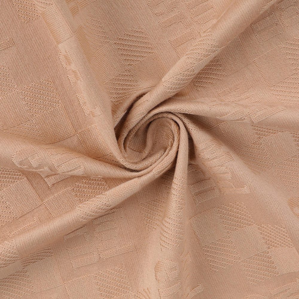 Mukava ihoystävällinen jacquard Mercercoitu siirto neulottu kangas