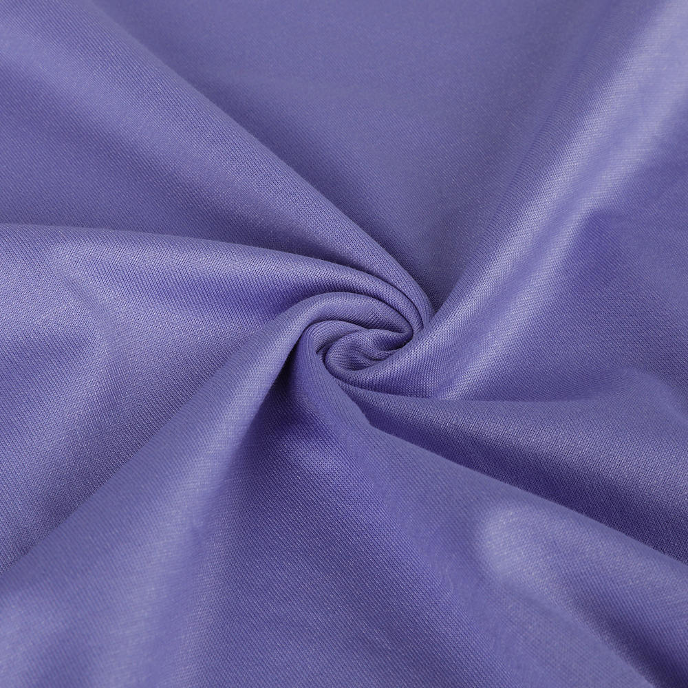 Ympäristöystävällinen luksuspaita hengittävä 10/90 Mulberry-silkkipuuvillakangas