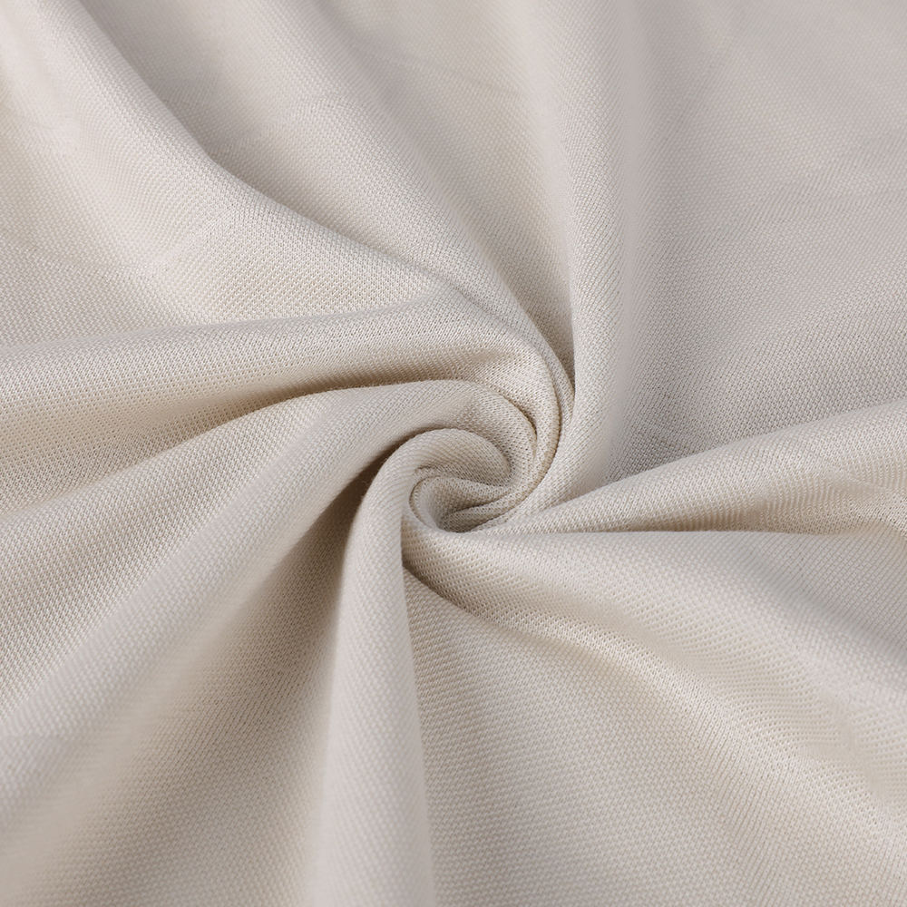 Yksi Jacquard Easy-Care Eco-FriendlyLuxury kiiltävä 10/90 Mulberry Silk Sea Island Cotton Fabric