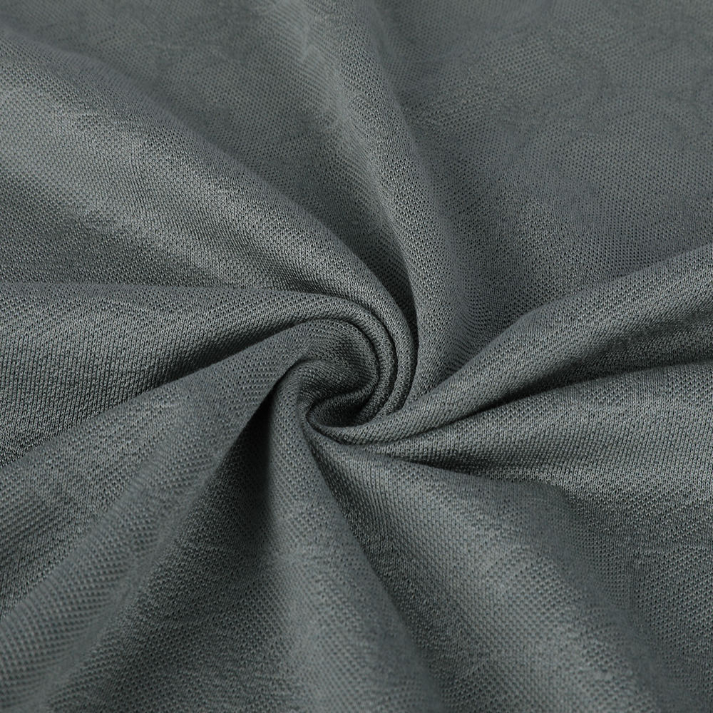 Ihoystävällinen yksi Jacquard kiiltävä 30/70 mulberry-silkkipuuvillakangas