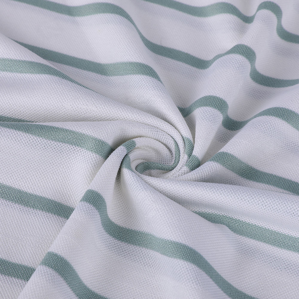 Yksittäinen jacquard-raita ihoystävällinen 30/70 puuvilla-mulberry-silkkikangas