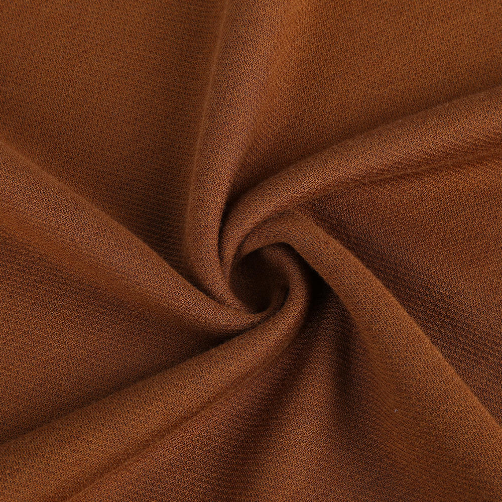 Lukitse kaksipuolinen jacquard Mukava spandex-neulottu kangas naisille